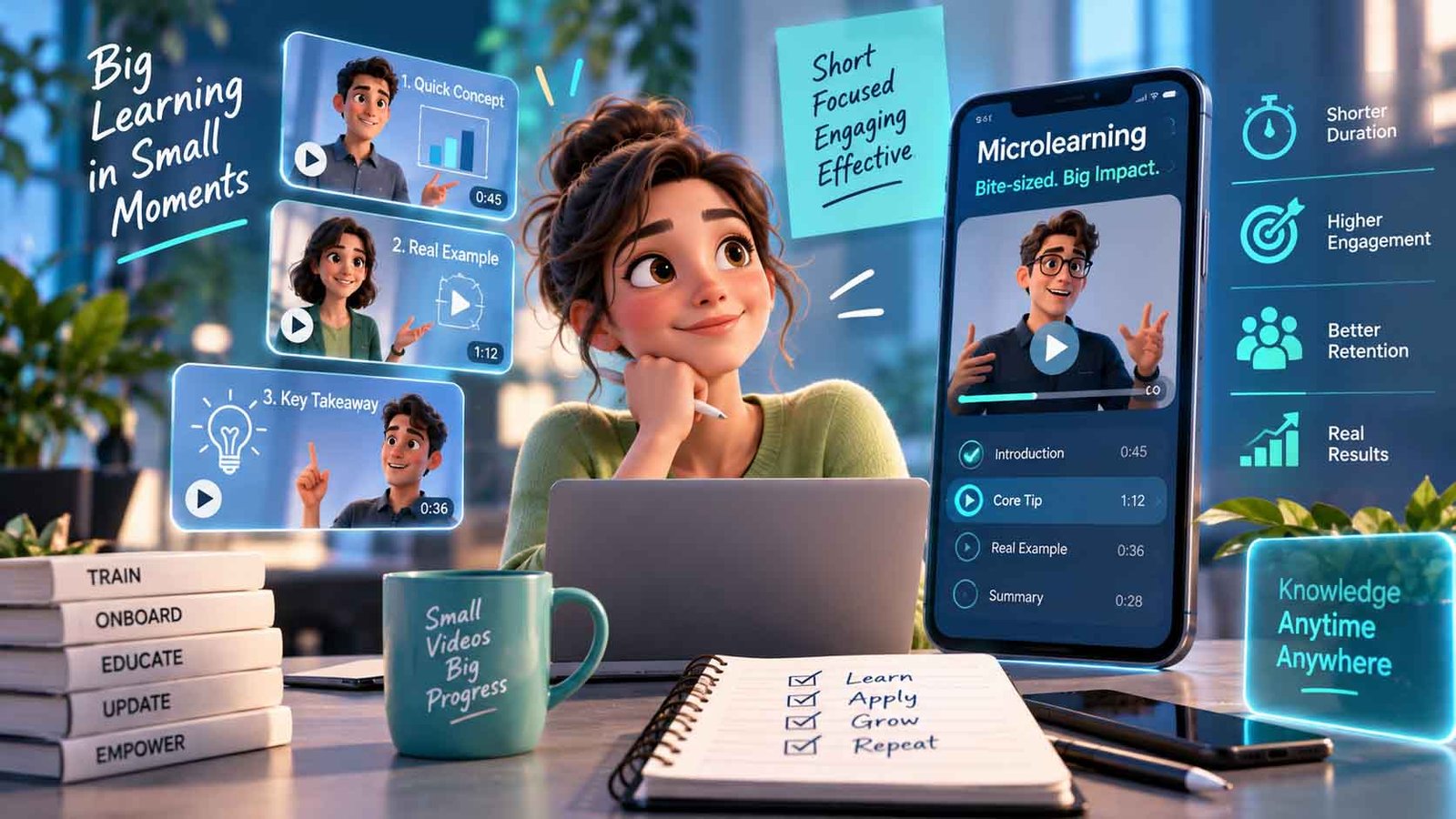 Microlearning Video in der Weiterbildung 2026