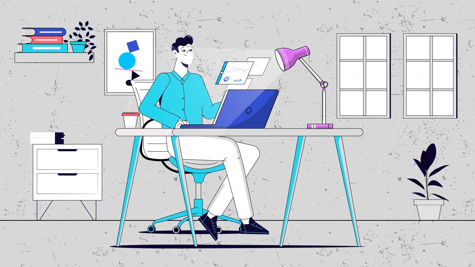 LoopedIn, 2D Animation by Lucid Motion Studio