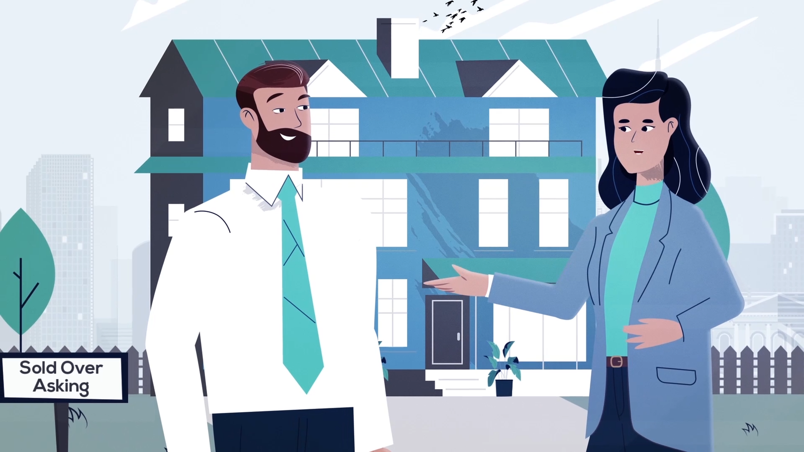 Snowbird Investor, 2D Animation by Lucid Motion Studio